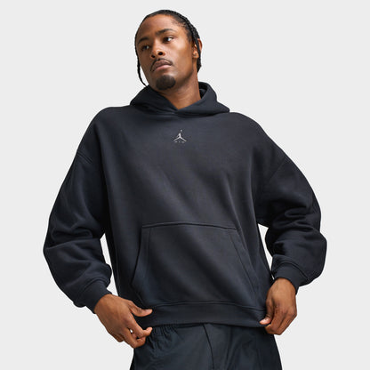 Jordan Brooklyn Oversized Fleece Hoodie / Black