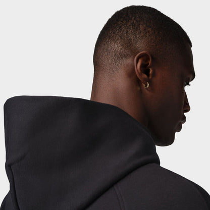 Jordan Brooklyn Oversized Fleece Hoodie / Black