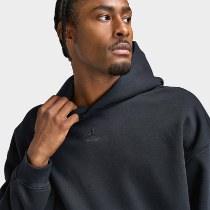 Jordan Brooklyn Oversized Fleece Hoodie / Black
