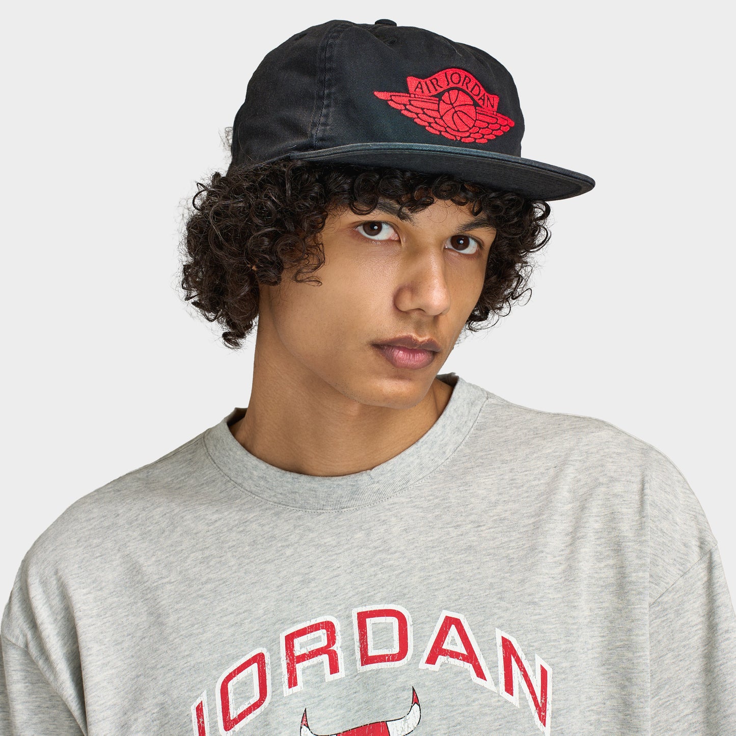 Jordan Pro Casquette Unstructured Wings noir / rouge université