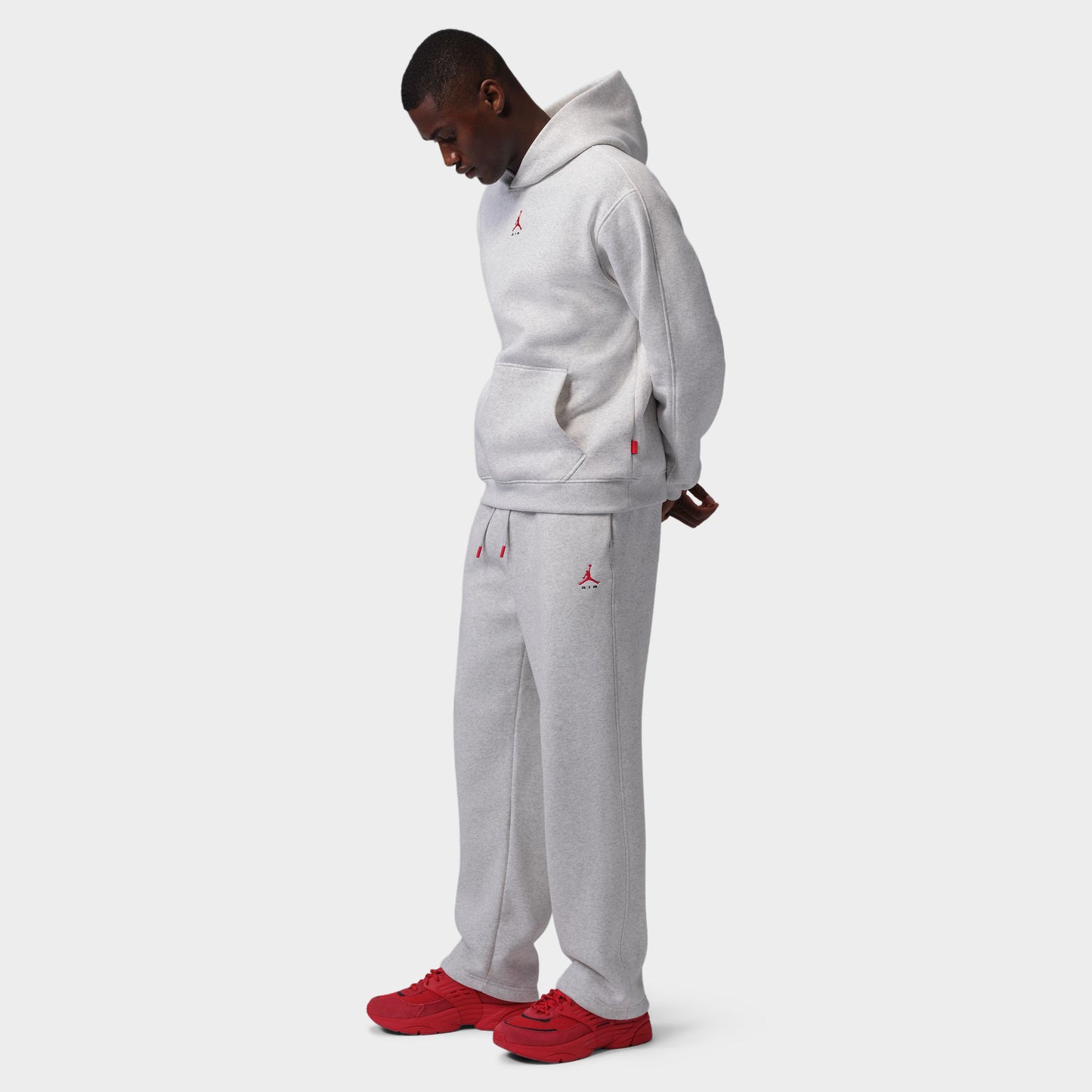 Jordan Brooklyn Fleece Open Hem Pants / Neutral Grey
