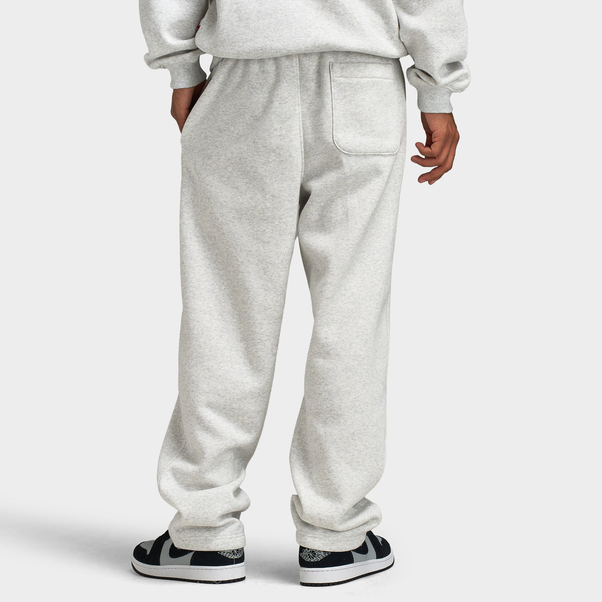 Jordan Brooklyn Fleece Open Hem Pants / Neutral Grey