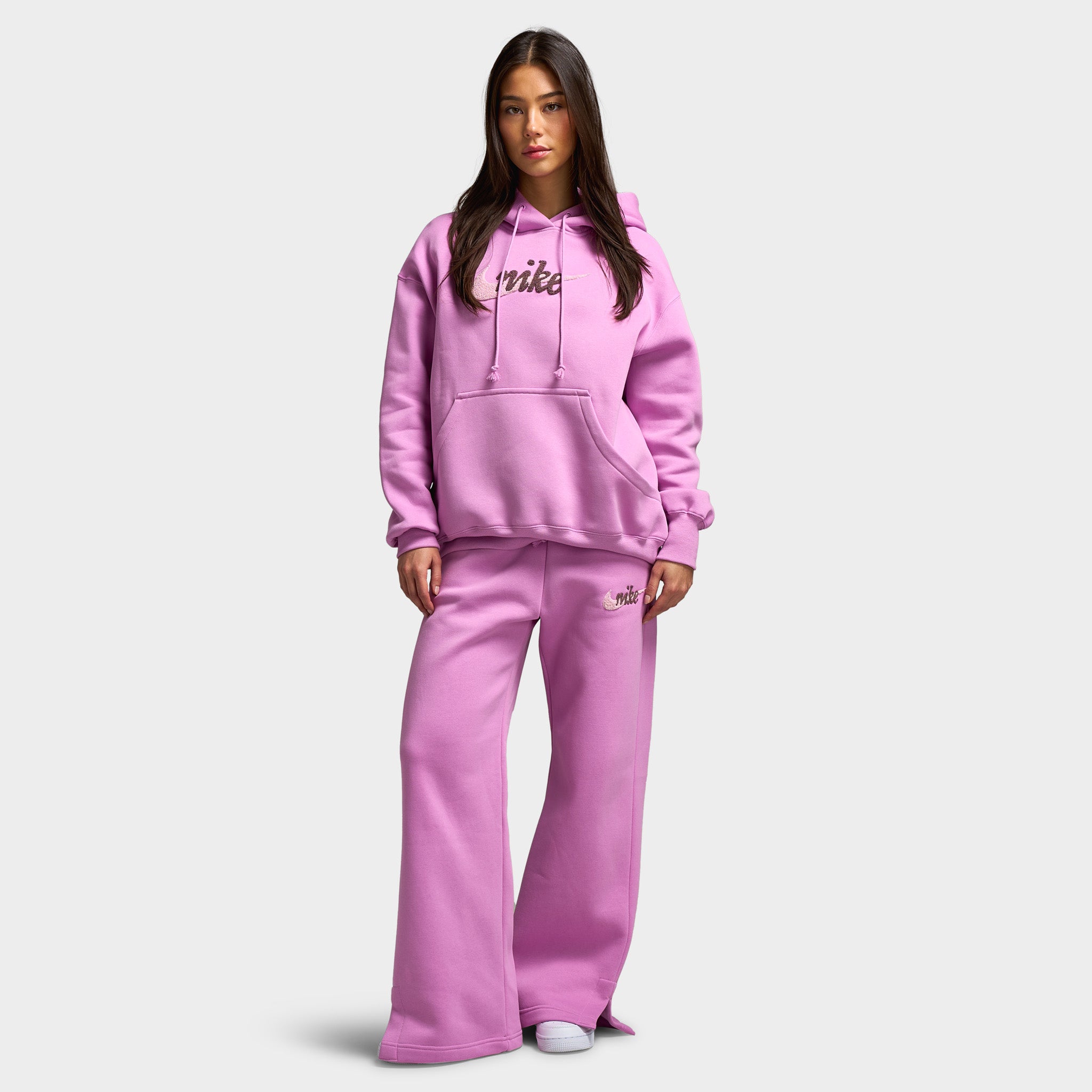 purple and pink nike hoodie