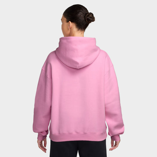 Nike Women's Studio Fleece Oversized Hoodie Pink Rise / Pink Smoke