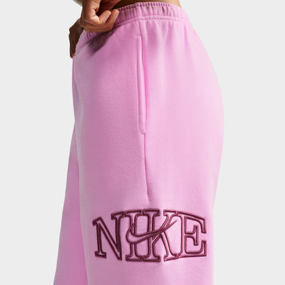 Nike Women's Studio Fleece Classic Fit Pant Pink Rise / Pink Smoke