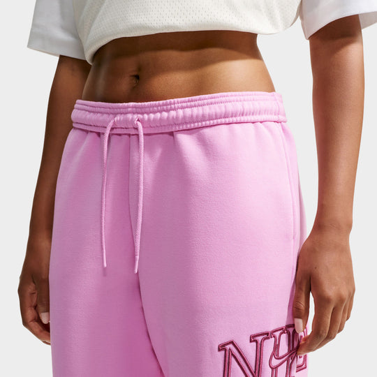 Nike Women's Studio Fleece Classic Fit Pant Pink Rise / Pink Smoke