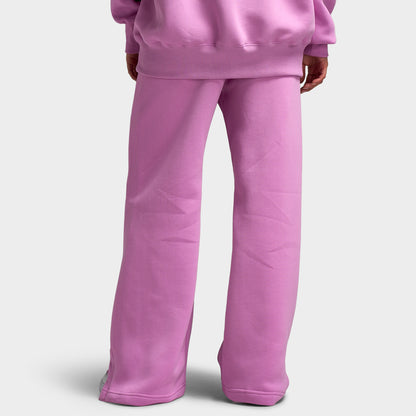 Nike Sportswear Women's Highrise Logo Wide Leg Pant Light Magenta / Pink Foam