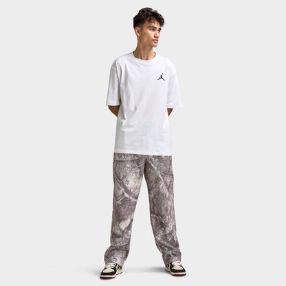 Jordan Brooklyn Realtree Fleece Open Hem Pants White / Brigh Citron
