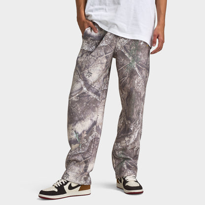 Jordan Brooklyn Realtree Fleece Open Hem Pants White / Brigh Citron