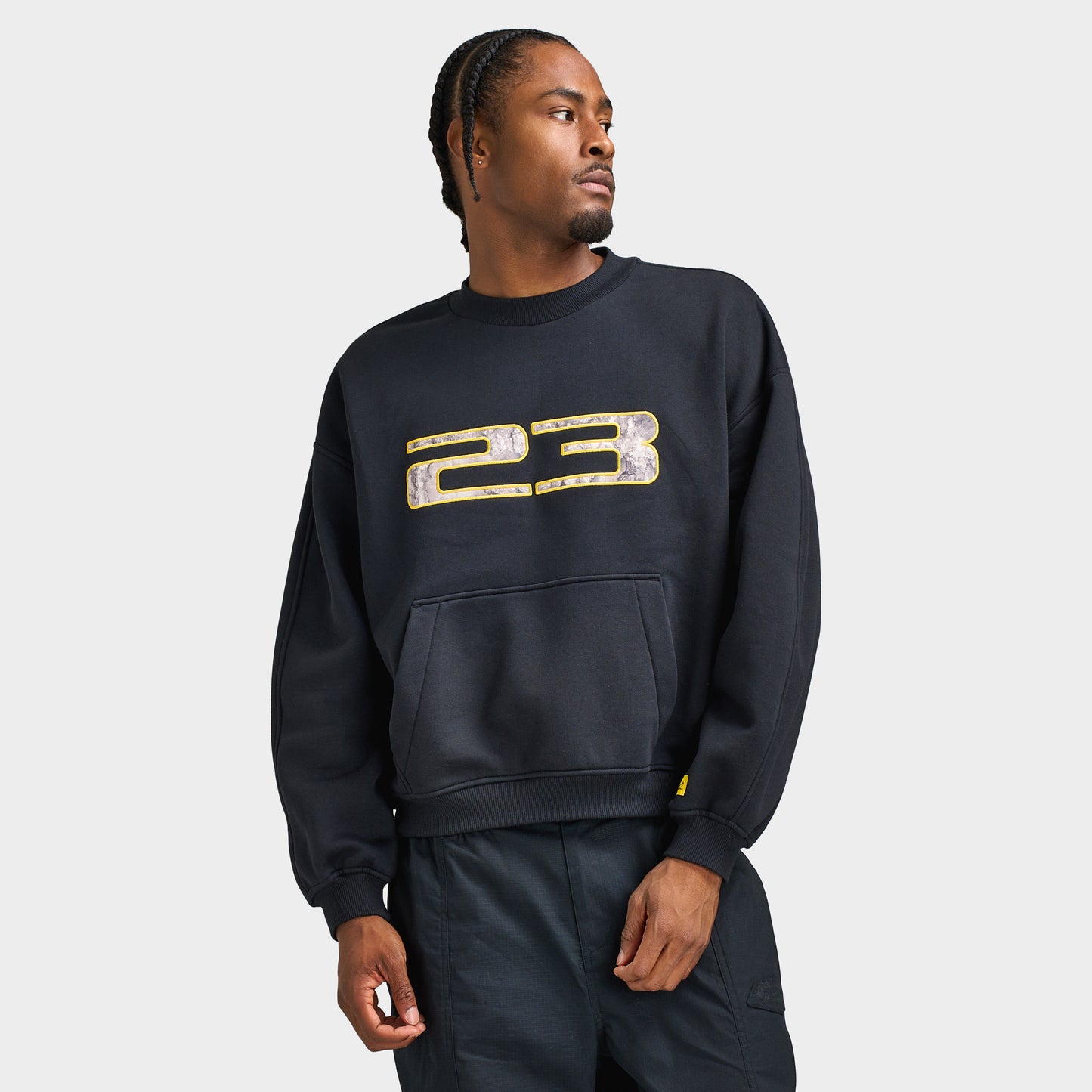 Jordan Brooklyn Realtree Fleece Crew / Black