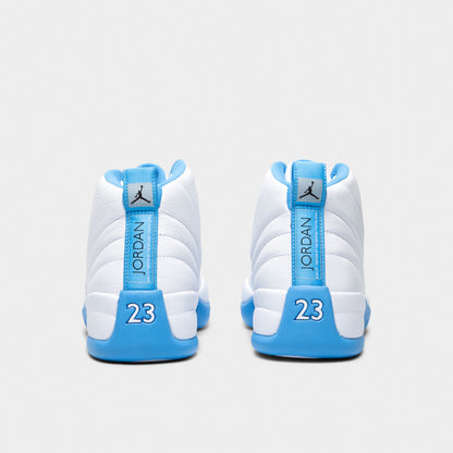 Jordan 12 Retro White / University Blue - Metallic Silver