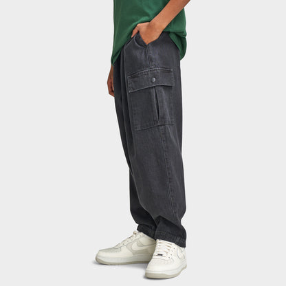 Pantalon cargo en jean Nike Junior Garçon Noir / Anthracite