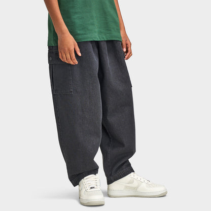 Pantalon cargo en jean Nike Junior Garçon Noir / Anthracite