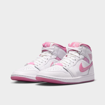 Jordan Women's 1 Mid SE White / Desert Berry