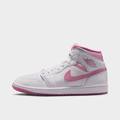 Jordan Women's 1 Mid SE White / Desert Berry
