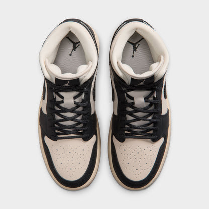 Jordan Women's 1 Mid SE Off Noir / Chalk - Chalk