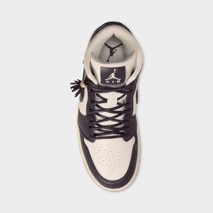 Jordan Women's 1 Mid SE Off Noir / Chalk - Chalk