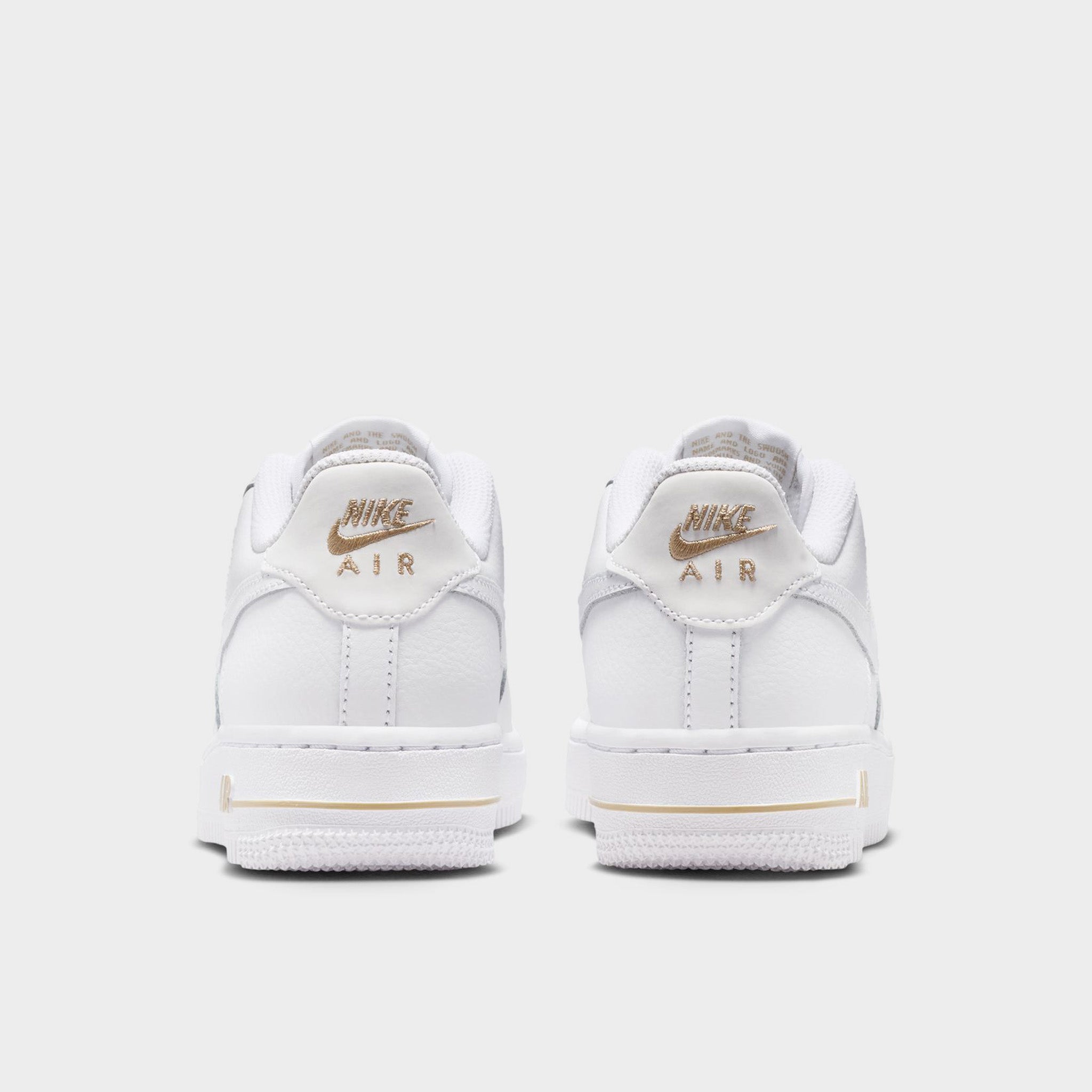 Nike Air Force 1 GS White / Desert Khaki - Metallic Silver – JD Sports