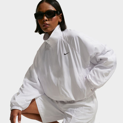 Nike Women Sportswear Classic Ultraviolet Track Jacket Black / White