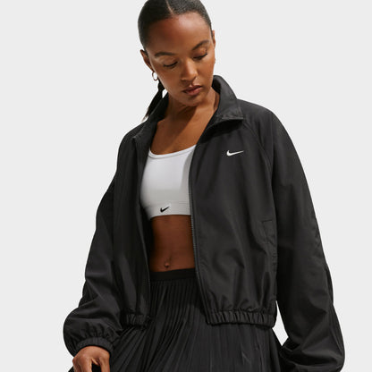 Nike Women Sportswear Classic Ultraviolet Track Jacket Black / White