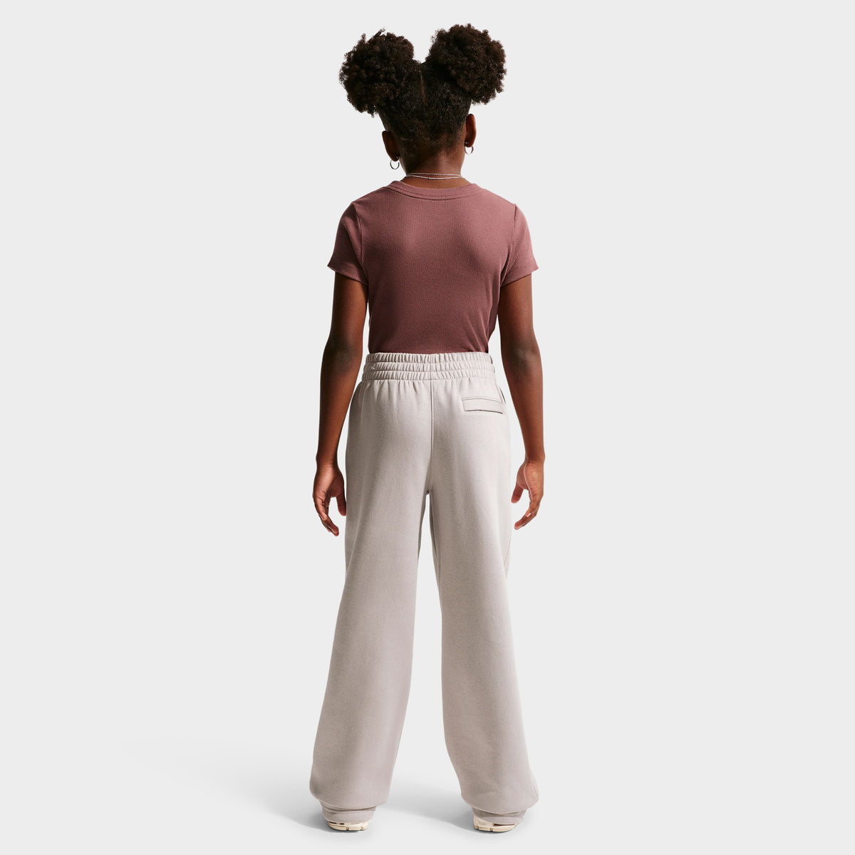 Nike Juniors' Club Fleece Open Hem Pants / Moon Particle