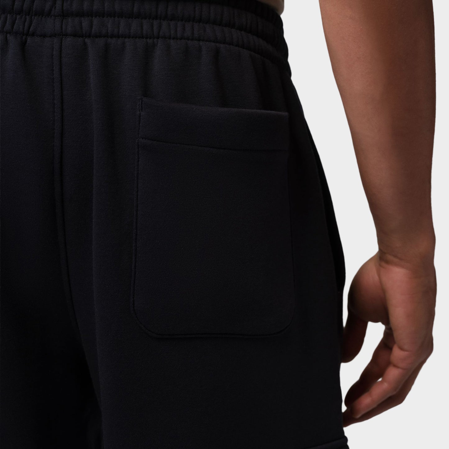 Jordan Brooklyn Oversized Fleece Cargo Pants / Black