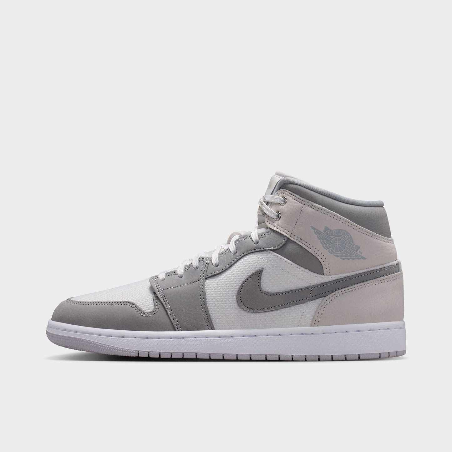 Jordan 1 Mid SE Summit White / Light Smoke Grey - Phantom