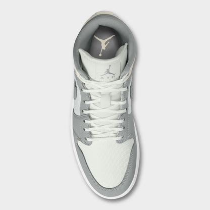 Jordan 1 Mid SE Summit White / Light Smoke Grey - Phantom