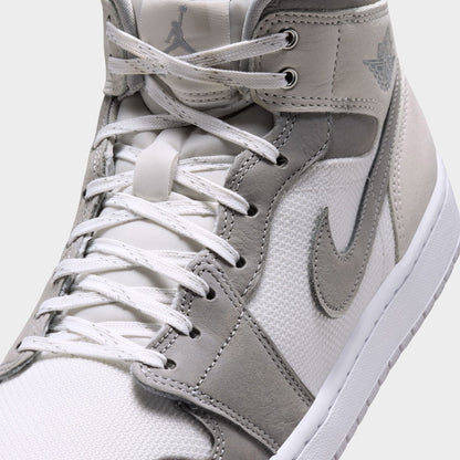 Jordan 1 Mid SE Summit White / Light Smoke Grey - Phantom