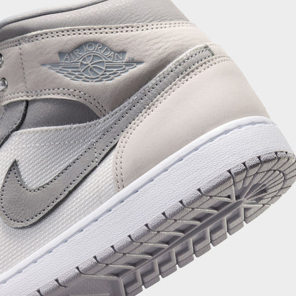 Jordan 1 Mid SE Summit White / Light Smoke Grey - Phantom