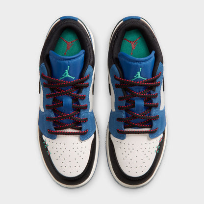 Jordan 1 Low SE GS True Blue / Black - University Red