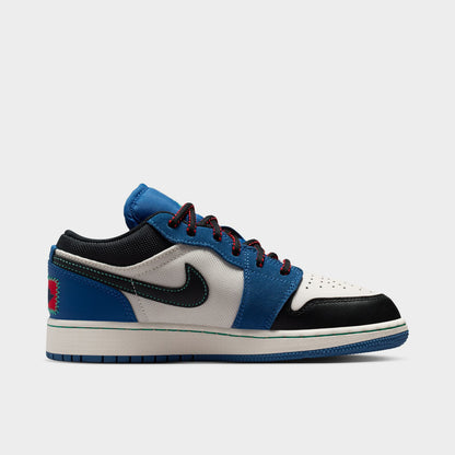 Jordan 1 Low SE GS True Blue / Black - University Red