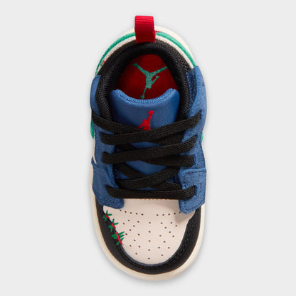 Jordan 1 Low SE TD True Blue / Black - University Red