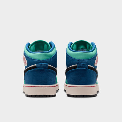 Jordan 1 Mid SE GS Chalk / University Red - True Blue