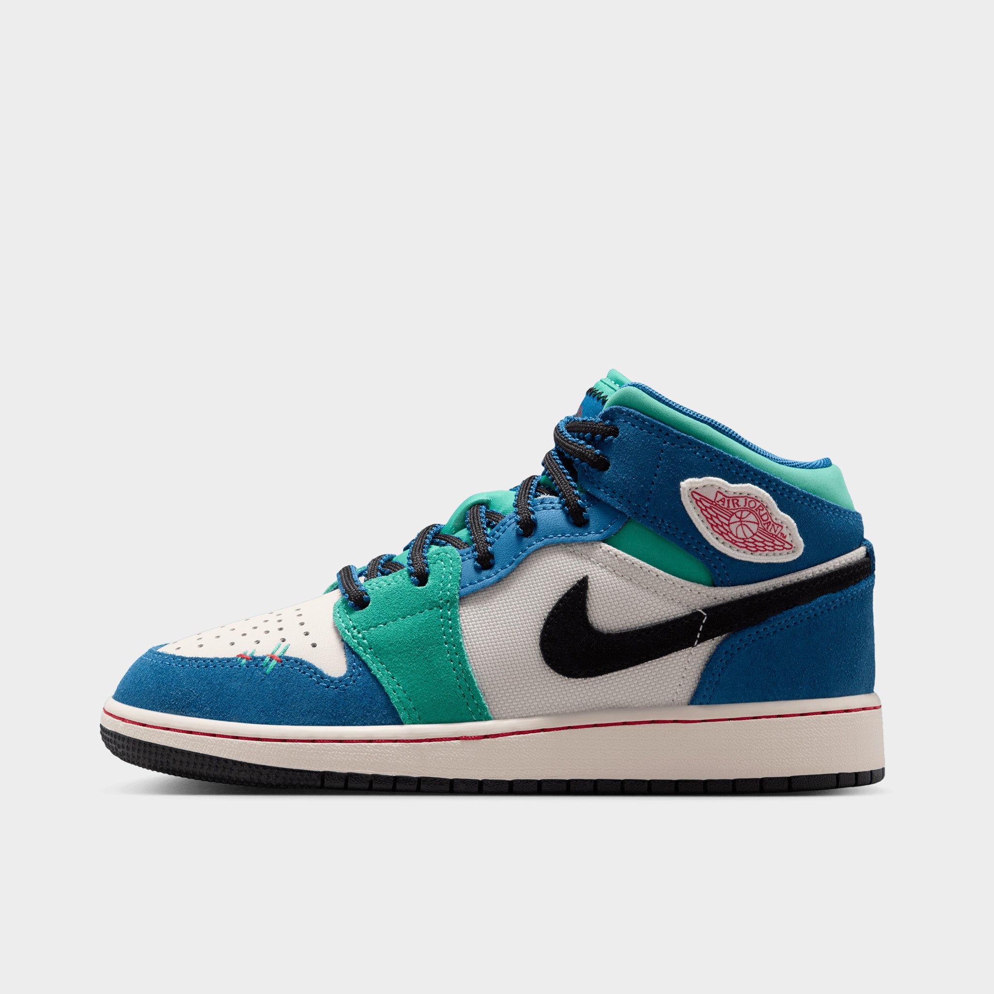 Jordan 1 Mid SE GS Chalk / University Red - True Blue – JD Sports