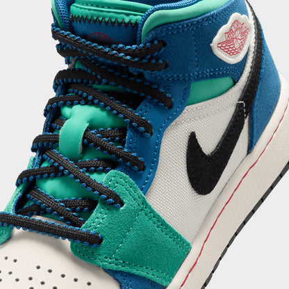 Jordan 1 Mid SE GS Chalk / University Red - True Blue