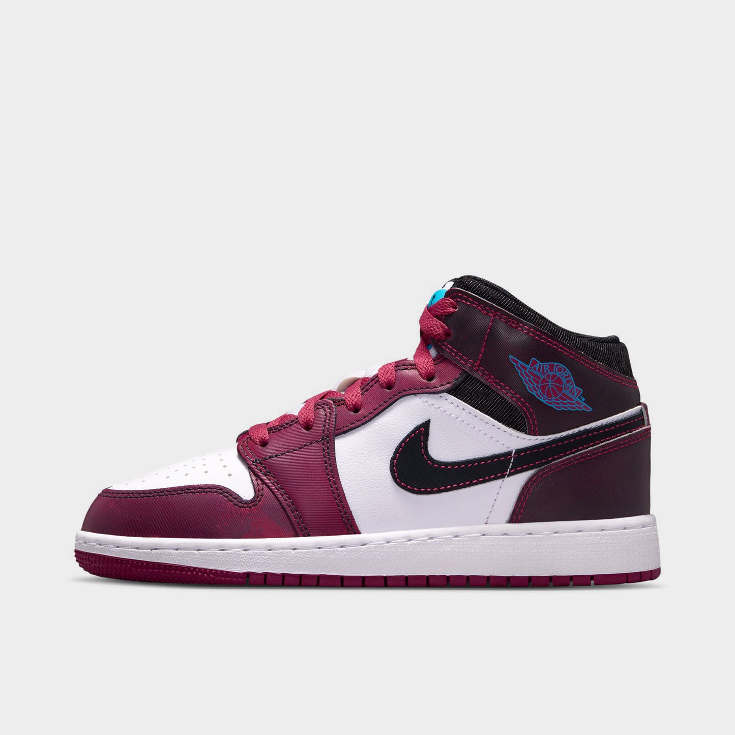 Jordan 1 Mid SE GS Betterave Sucrée / Rose du Désert - Noir Cassé