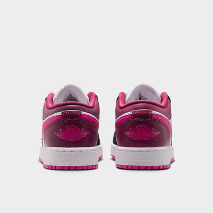 Jordan 1 Low SE GS Off Noir / Desert Pink- White