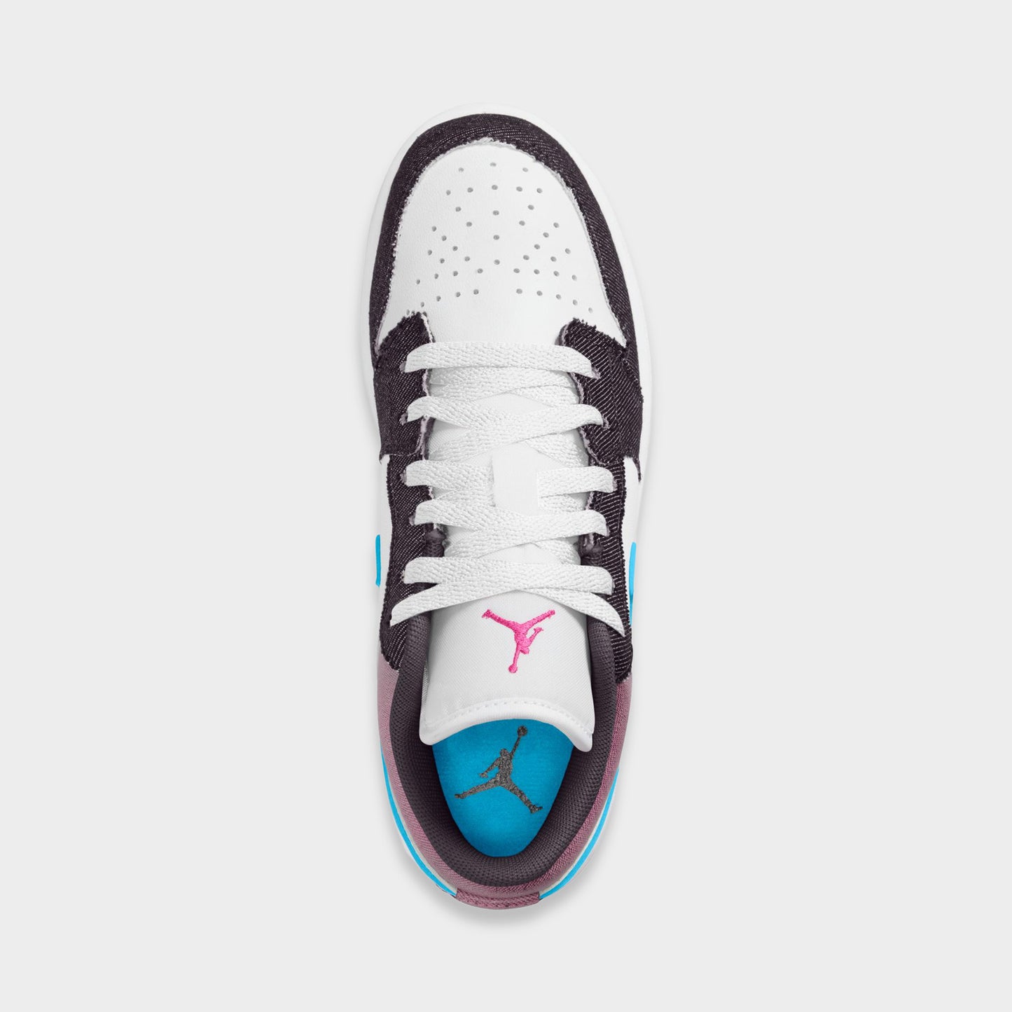 Jordan 1 Low SE GS Off Noir / Desert Pink- White