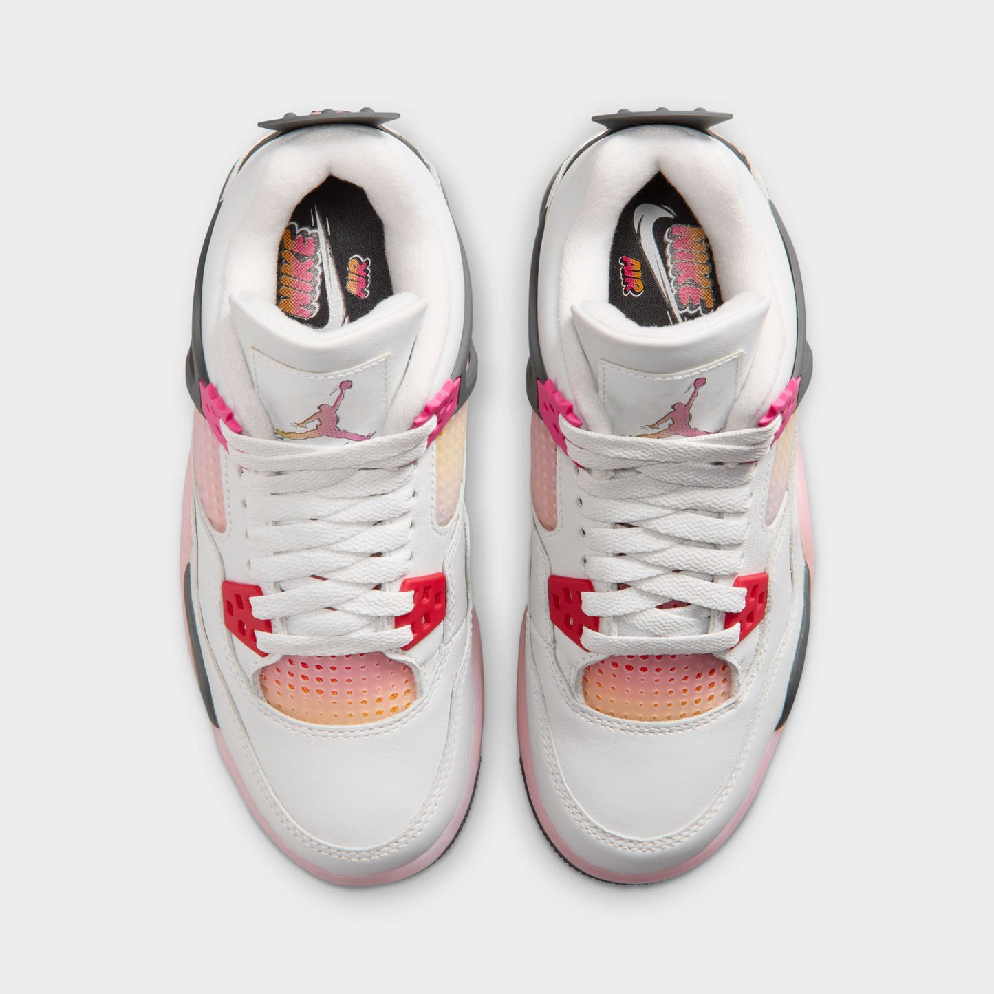 Jordan 4 Retro Charms GS Blanc Cassé / Anthracite - Gris Neutre
