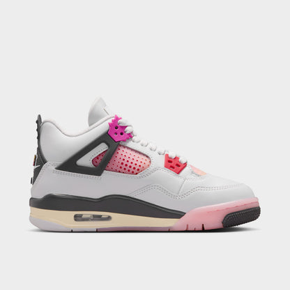 Jordan 4 Retro Charms GS Blanc Cassé / Anthracite - Gris Neutre