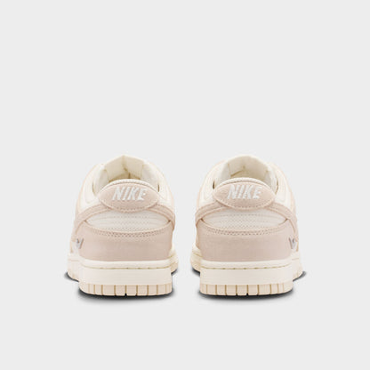 Nike Women's Dunk Low Suede Pearl White / Pearl White - Pale Ivory