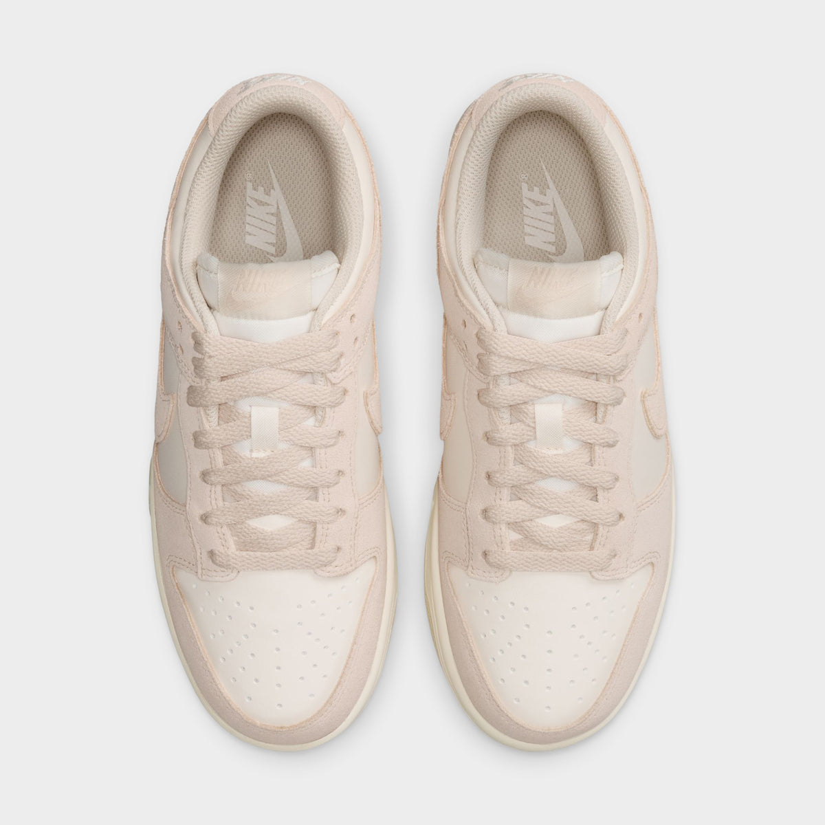 Nike Women's Dunk Low Suede Pearl White / Pearl White - Pale Ivory