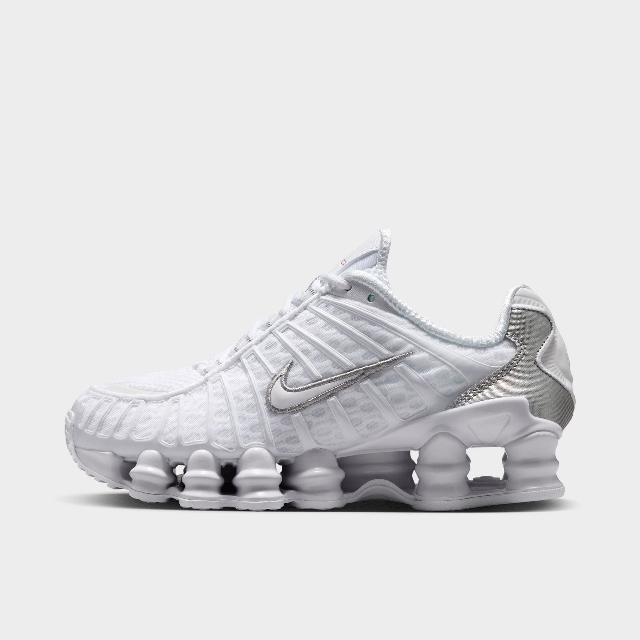 SHOXシルバー Nike Shox TL Print Metallic Silver / Summit White - Wolf Grey – JD