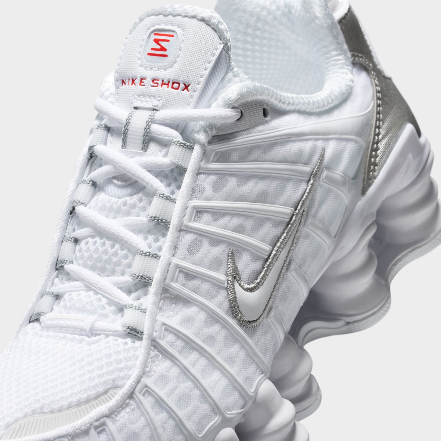 Nike Shox TL GS White / White - Metallic Silver