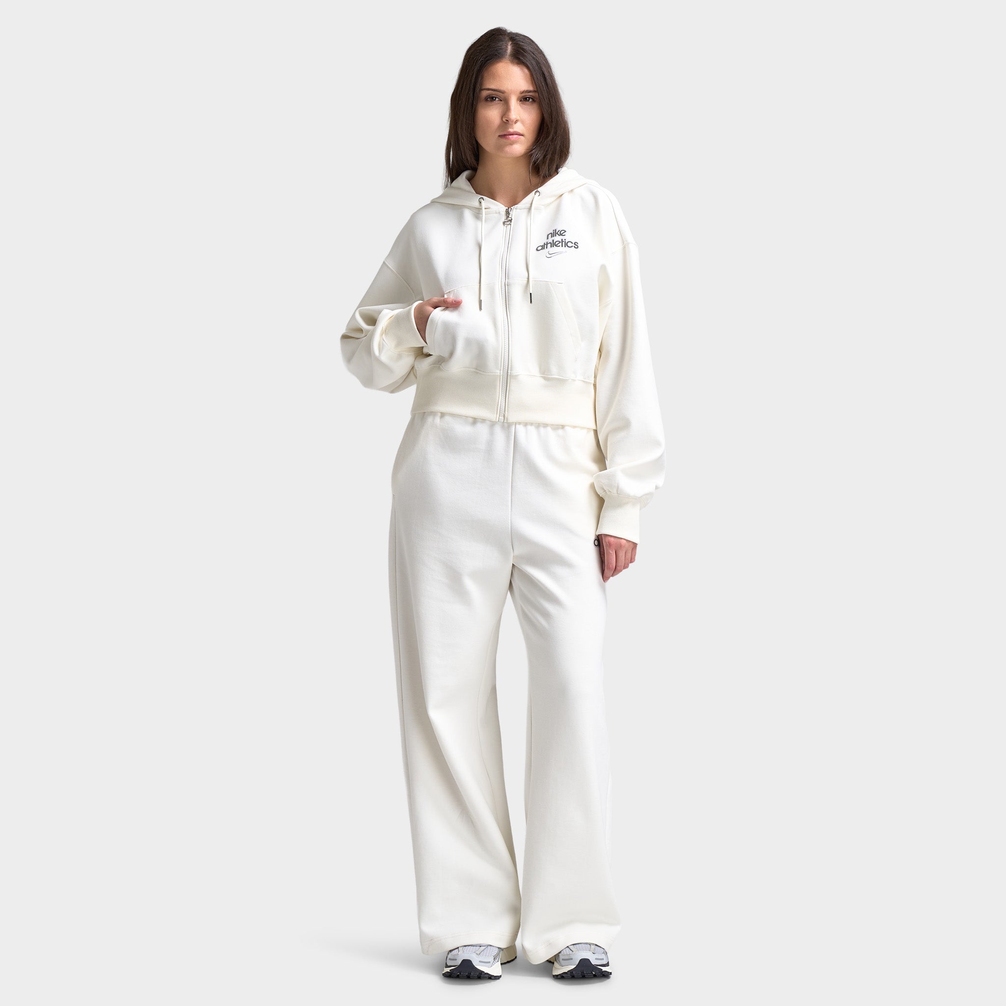 Nike Women's Phoenix Fleece Full-Zip Hoodie / Sail – JD Sports