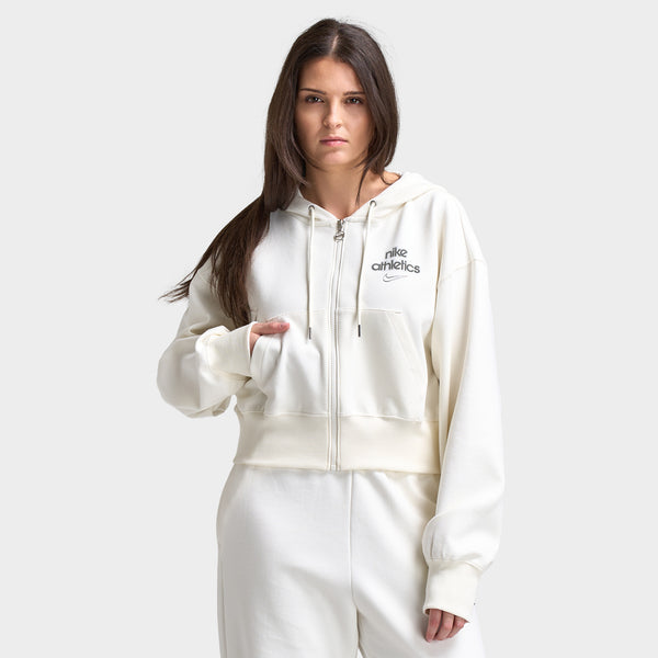 Nike Women's Phoenix Fleece Full-Zip Hoodie / Sail – JD Sports