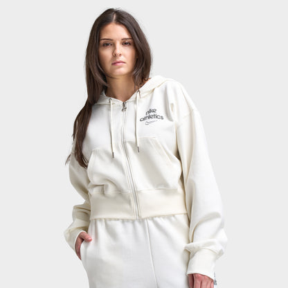 Nike Phoenix Fleece Chandail à capuche zippé pour femmes / Voile