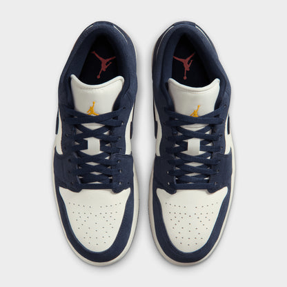 Jordan 1 Low Obsidian / University Gold
