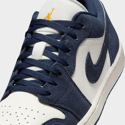 Jordan 1 Low Obsidian / University Gold